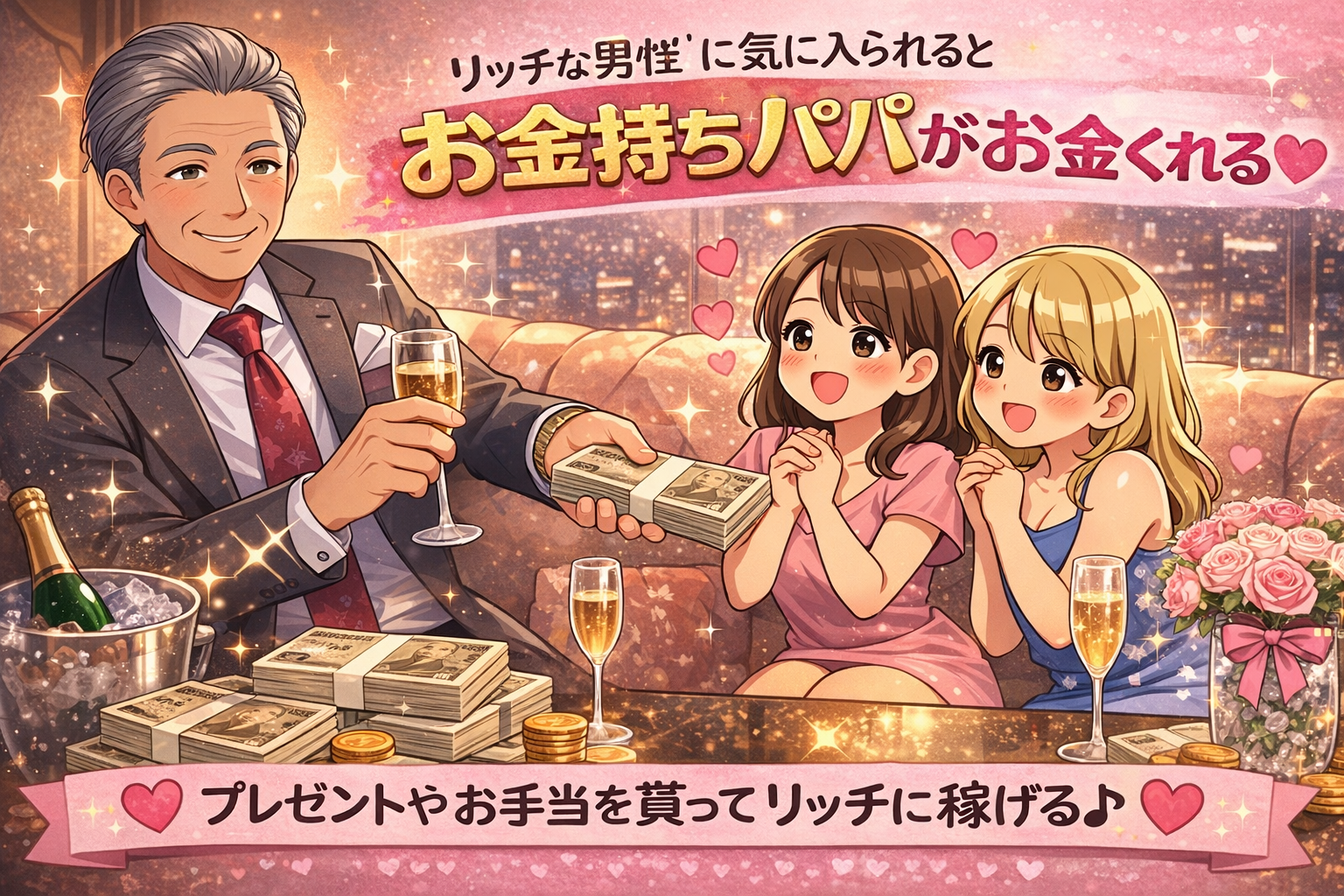 💎 お金持ちパパがお金くれるパパ活ランキング 💕